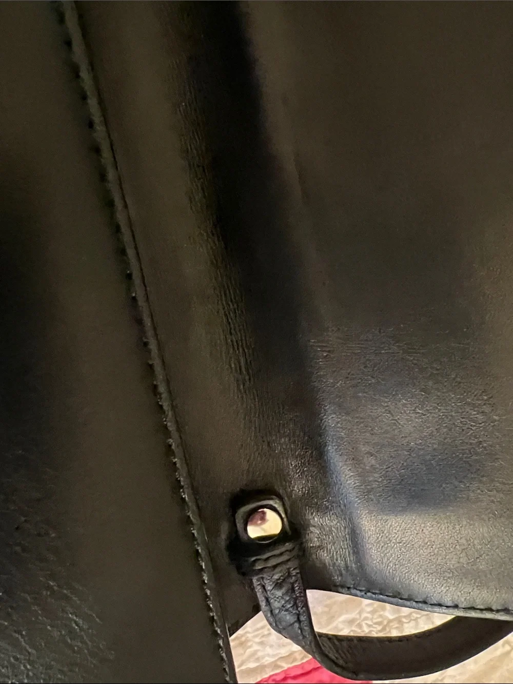 Michael Kors Black and White Leather beautiful Trim Crossbody